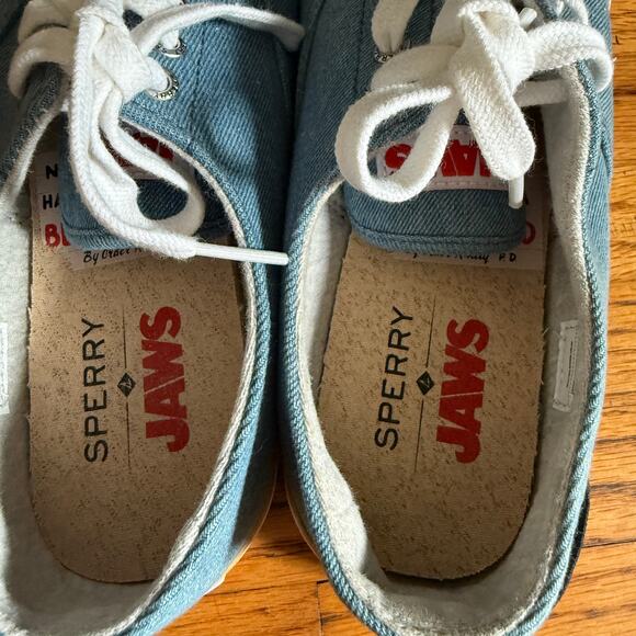 SPERRY x JAWS | Cloud CVO Chief Sneaker, Hooper Denim Boat Shoe | Men's Size 8 - Picture 6 of 11